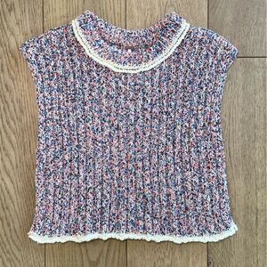 Free people Multicolor Knit Sleeveless Top